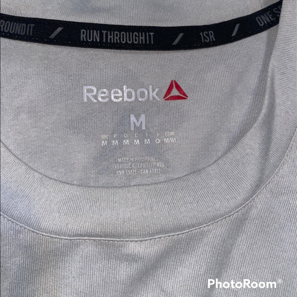 Mens Reebok Run Tee Medium - Picture 2 of 7